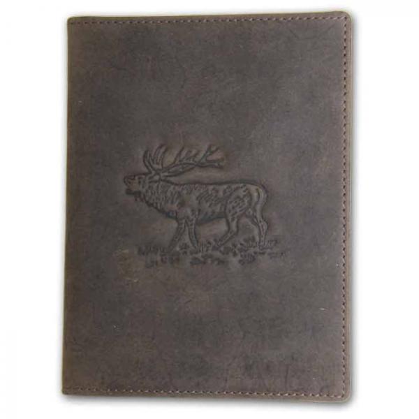 Case for Hunting License with Embossed Deer | Vertical